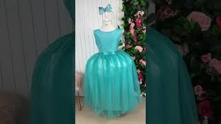 Vídeo de Vestido Infantil Enjoy Longo Verde Tiffany