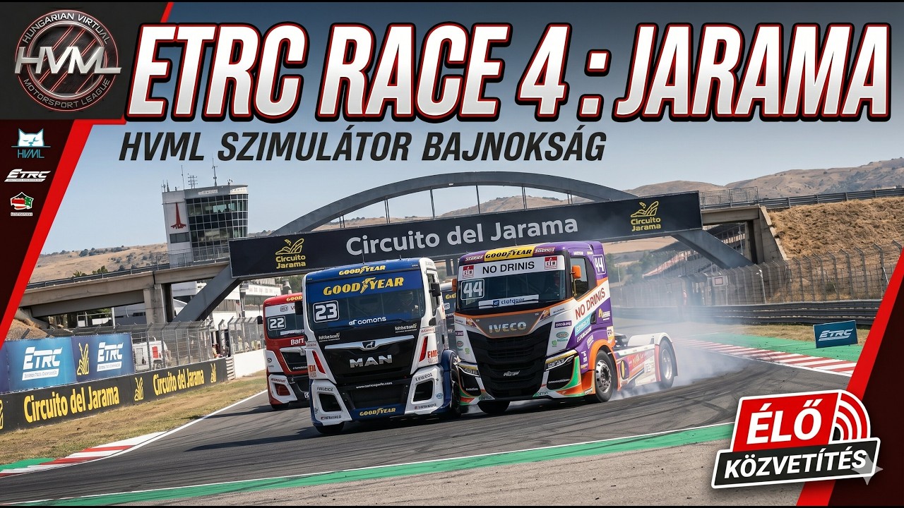 Hungarian Virtual Motorsport League | Assetto Corsa | ETRC | #04 Jarama