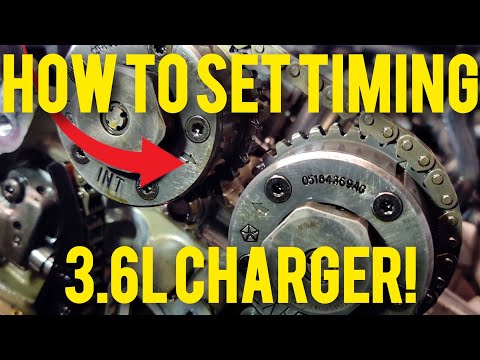HOW TO SET THE TIMING ON A 2011 - 2023 DODGE CHARGER CHALLENGER CHRYSLER 300 3.6L V6 FAST & EASY DIY