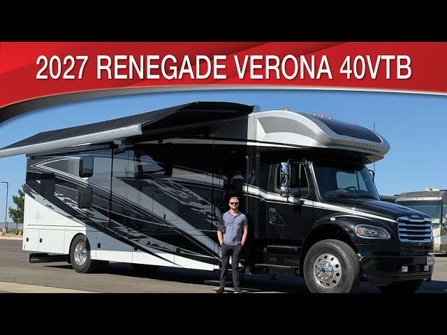 Preview image of 2027 Renegade Verona 40VTB Super C | Triple Side Bunk Bed youtube video