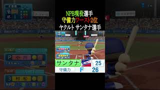 【NPB現役選手】守備力ワースト4【パワプロ2026】 #shorts