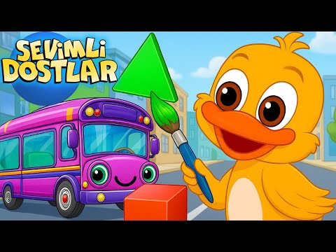 Otobüsün Tekerleği | En Güzel Çocuk Şarkıları ve Animasyonlar 🚌 | Sevimli Dostlar Okul Öncesi