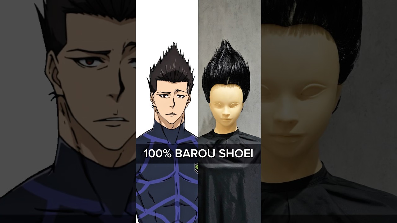 REAL Barou Shoei Hair Recreation ASMR 👑⚽️ No Music | ブルーロック「馬狼照英」を完全再現