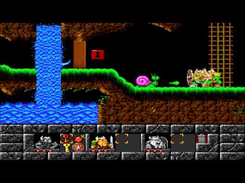 The Lost Vikings Gameplay - MS-DOS / PC (1993) - Level 5 (LLM0)