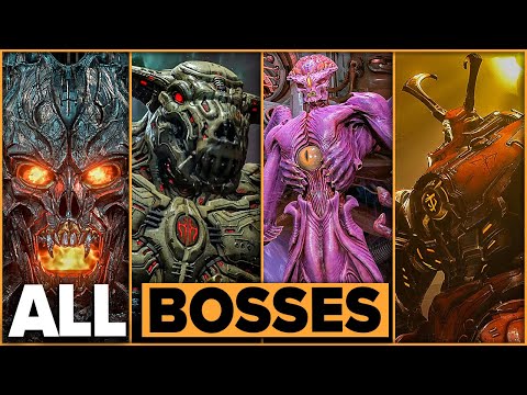 Doom Eternal + DLCs All Bosses (Nightmare Difficulty)