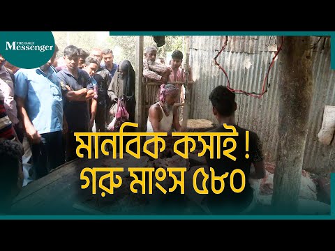 মানবিক কসাই ! বগুড়ায় গরু মাংস বিক্রি ৫৮০ টাকায়