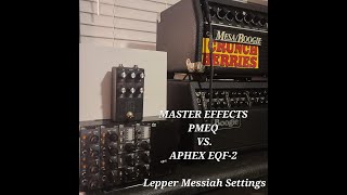Video thumbnail for Master Effects PMEQ vs. Aphex EQF-2 Metallica Tone! by Brandon Breeze