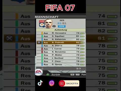 Clubtour Lyon in FIFA 07 #fifa07 #gaming #nostalgia #ps2 #retrogaming #lyon