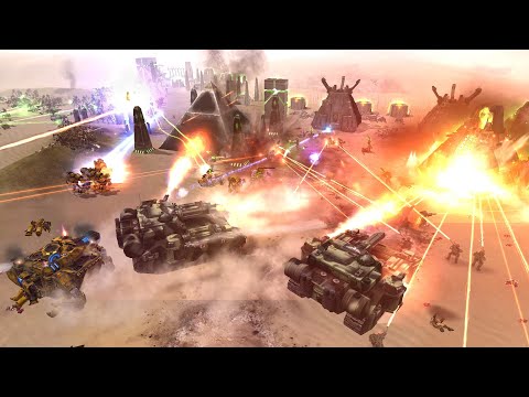Unification Mod 2021: Survival: Imperial Fists & Steel Legion vs Necrons - Dawn Of War: Soulstorm