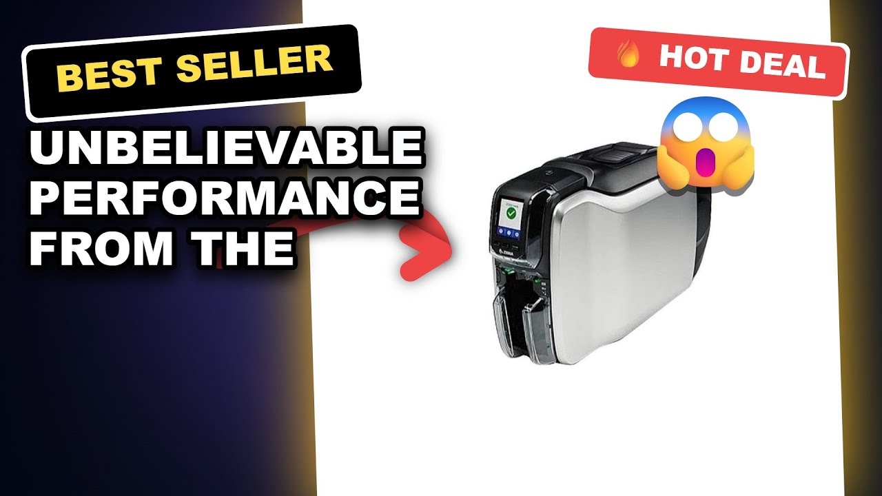 UNBELIEVABLE Performance from the Zebra ZC32 ZC300 Series Double-Sided USB Ethernet ID Card Printer - Hands-On Review