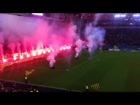 Vitesse Feyenoord Opening vuurwerk HD