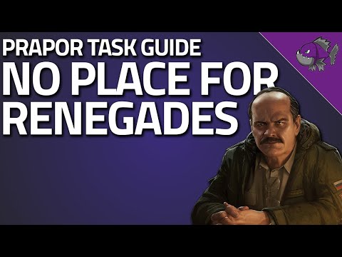 No Place For Renegades - Prapor Task Guide - Escape From Tarkov