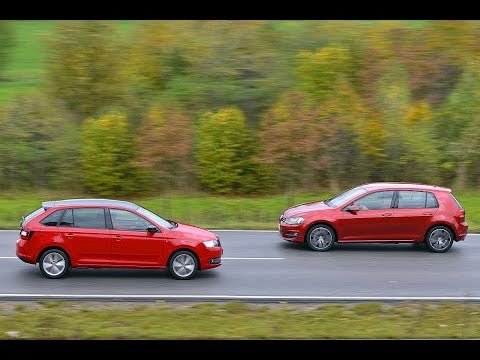 Skoda Rapid Spaceback vs. VW Golf VII