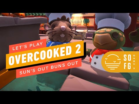 Making Hot Dog Disasters in Overcooked 2’s Suns Out, Buns Out DLC | Summer of Gaming 2020