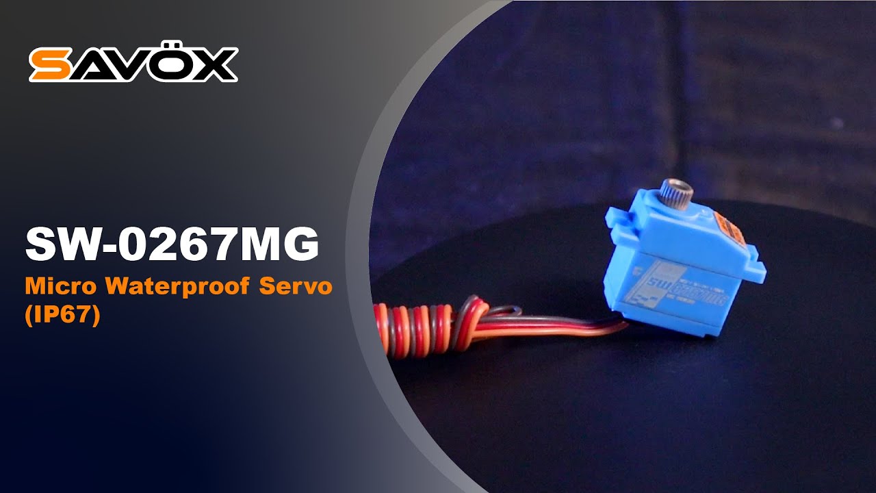 SW-0267MG WATERPROOF Digitálne servo (6,0 kg-0,135s/60°)