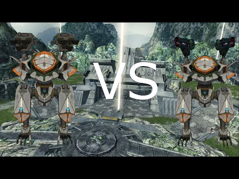 Avenger Ao Jun vs Viper Ao Jun Gameplay Comparison. War Robots Test Server.