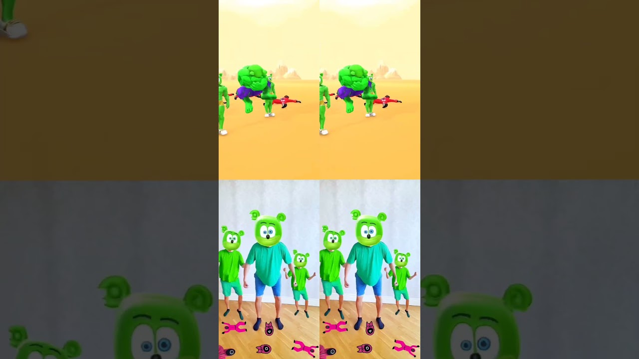 Monster Gummy Bear Calling Marshall SCARED😝🥳😅