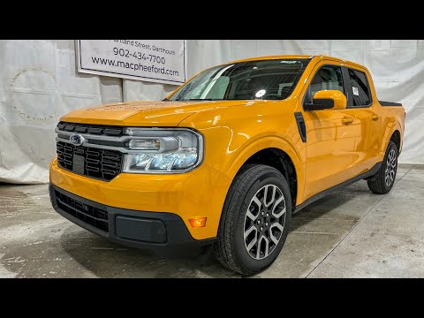Cyber Orange 2022 Ford Maverick Lariat Luxury Review - MacPhee Ford