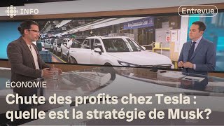 Chute des profits chez Tesla | Zone économie