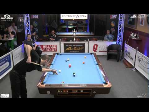 Stuttgart Open 2013, 20 Geronimo Weißenberger vs Valery Kuloyants, 10-Ball, Pool-Billard, Cue Sports