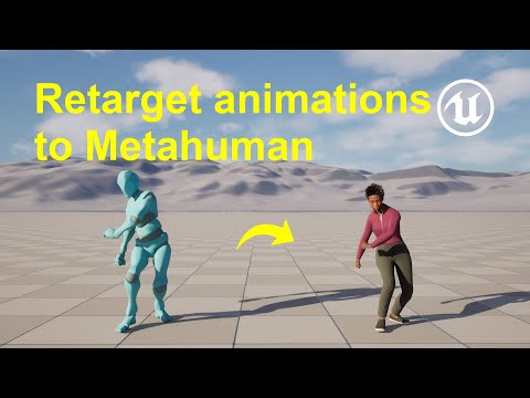 How to retarget  animations from mixamo to metahuman in Unreal Engine 5