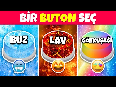 Pick a Button...! Ice, Lava or Rainbow ❄🔥🌈 How Lucky Are You? 😱