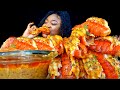 12 LOBSTER TAILS MUKBANG CHALLENGE DON T WIPE YOUR MOUTH SEAFOOD BOIL MUKBANG ASMR FOOD