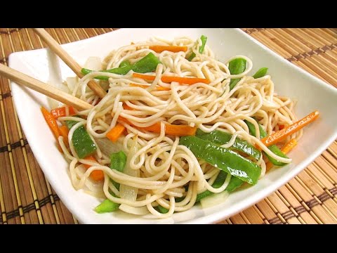 Fideos Fritos con Verduras estilo Chino