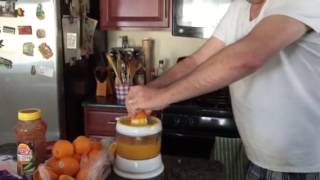 Easily Prepared Fresh Squeezed Orange Juice