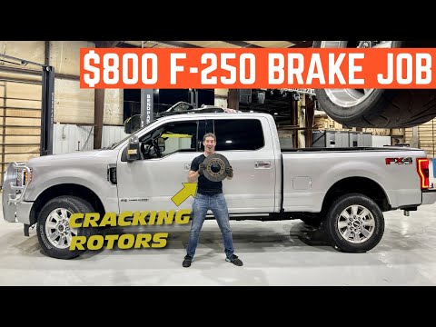 This Simple BRAKE JOB On My F-250 Cost OVER $800