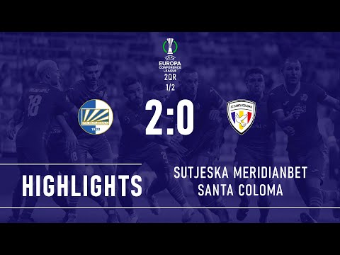 FK Sutjeska - FC Santa Coloma 2:0 (1:0) (UECL 2QR 1/2)