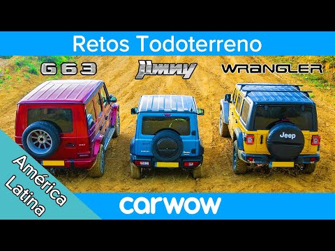 AMG G63 vs Suzuki Jimny vs Jeep Wrangler - Uphill Drag Races and Which Off-Road Car Is the Best!