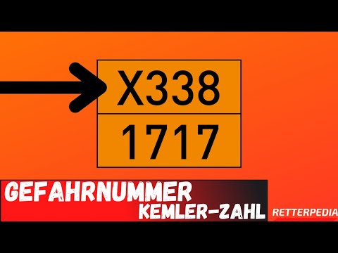 Hazard number - Kemler number | ADR - DANGEROUS GOODS |