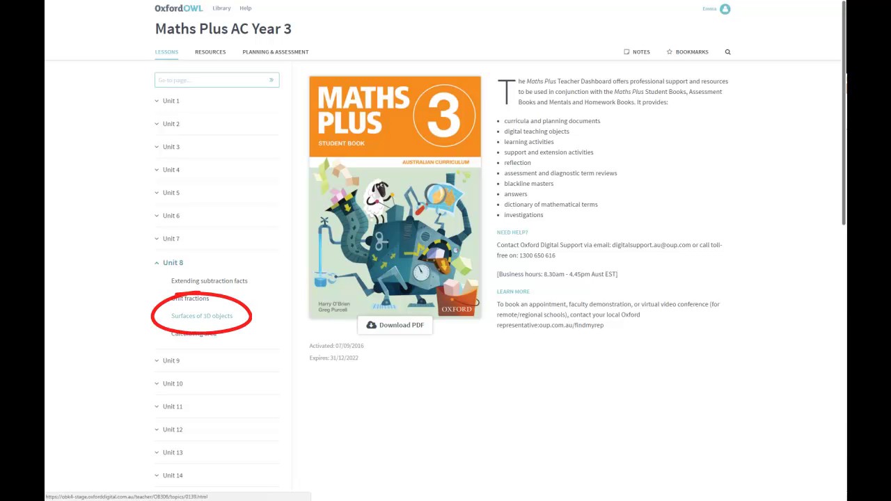 Oxford Maths Plus Teacher Dashboard tour