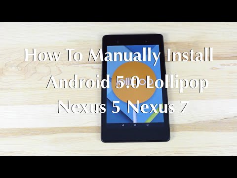 comment installer lollipop sur nexus 7