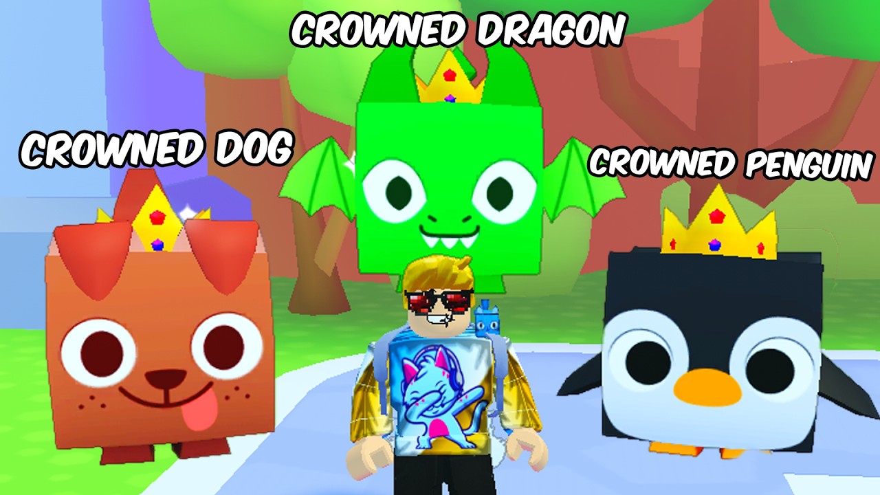 I GOT THE NEW HUGE CROWNED PETS in Pet Simulator 99 (Top Spender Reward)