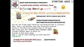 Breakfast with Coach Big Pete Episode 1 Season 2 Video and MVP of the Night for the IHSA