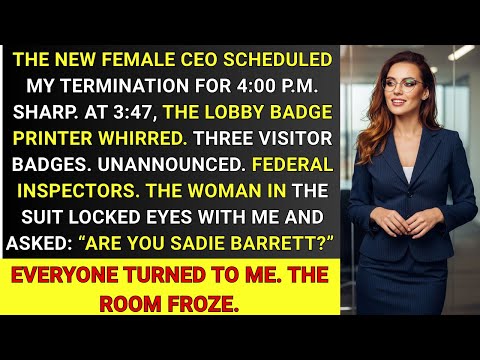 She Booked My Firing for 4:00 PM — By 4:05, the Government Stepped In