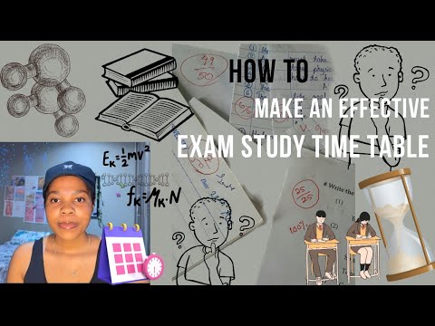 🎧ྀིꕤ How to make an EFFECTIVE Exam Study Timetable|Very EASY |Tips + motivation + matric guidance.