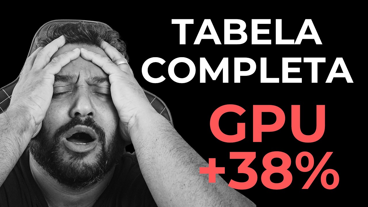 RTX 5060 por 2800 reais ? Lista completa das placas de vídeo com o aumento