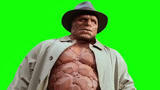 The Thing "don't do drugs" Fantastic Four (2005) green screen
