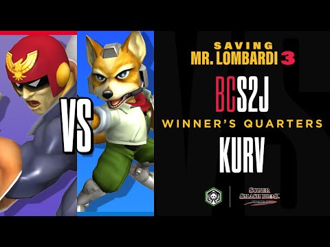 SAVING MR. LOMBARDI 3 - S2J (Falcon) vs Kurv (Fox) - SSBM - Winner's Quarters