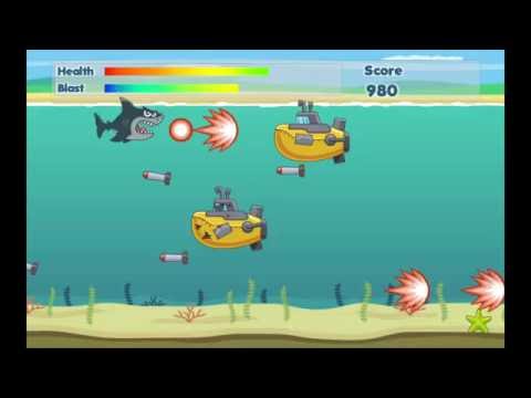 One Button Laser Shark Video