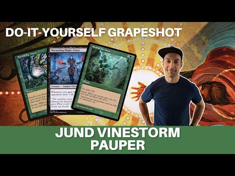 Turn 3 wins! Build your own Grapeshot with Sprouting Vines and Weather the Storm | MTG Pauper