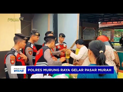 POLRES MURUNG RAYA GELAR PASAR MURAH MENGHADAPI LEBARAN