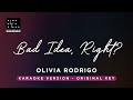 Bad Idea, Right? - Olivia Rodrigo (Original Key Karaoke) - Piano Instrumental Cover with Lyrics