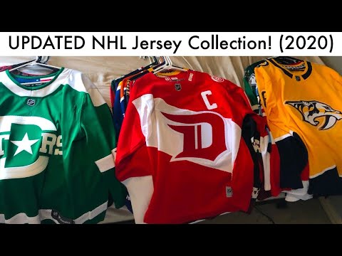 My UPDATED NHL Jersey Collection! (2020 Hockey Jerseys & Adidas/Reebok Unboxing Talk)