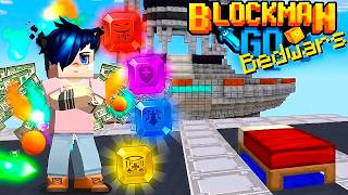 Testei Jogar com FULL RUNA LEVEL 1 no Blockman Go BedWars