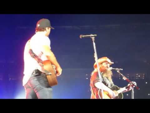 Luke Bryan & Chris Stapleton - "Drink A Beer" Gillette Stadium July 16, 2016