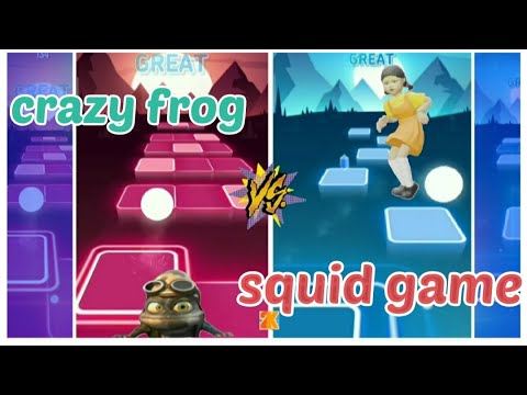 crazy frog vs squid game #tileshop #gaming